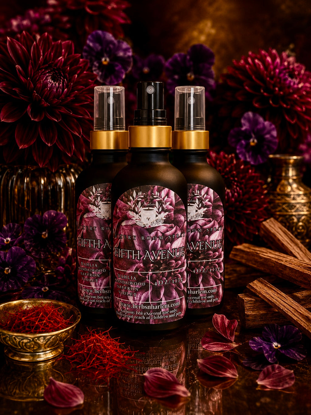 Luxury Soy Room Sprays | Flameless Home Fragrance | Herbs n' Harlem